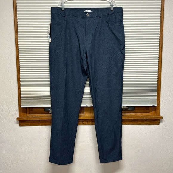 32 Degrees Cool NWT Indigo Denim Blue Stretch Performance Pants 40 X 33 - Picture 1 of 9